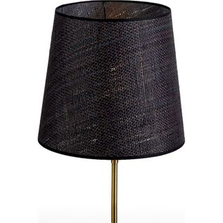 Abat-jour Noir En Fibre Naturelle Élégance Et Raffinement