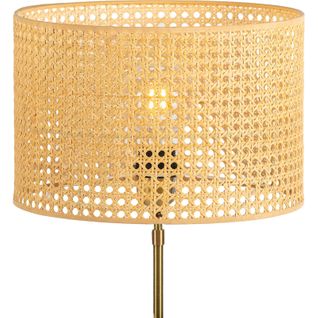 Abat-jour Rotin Naturel Tressé Ambiance Chaleureuse Maison