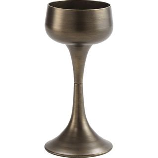 Cache Pot En Métal Finition Bronze Vieilli Style Élégant Raffiné