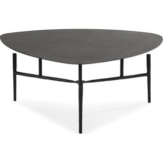 Table à Café Métal Noir Finition Mate Style Industriel Chic