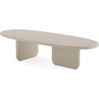 Table Basse Taupe Design Effet Pierre Pour Salon Contemporain