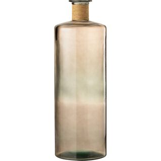 Vase Safari En Verre Marron Clair Style Ethnique Élégant