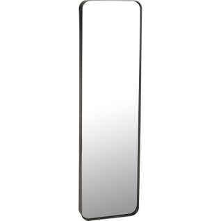 Miroir Mural Métal Noir Style Industriel Chic Pour Entrée Moderne