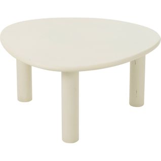 Table D'appoint Blanche Design En Bois Pour Salon Moderne