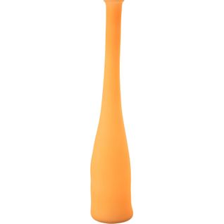 Vase Bouteille En Verre Orange Néon Design Élégant Et Tendance