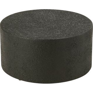 Table Basse Ronde Design Noir En Bois Mdf Pour Salon Moderne