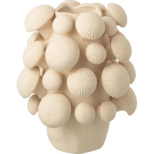 Vase Design En Poterie Beige Inspiration Champignon Élégant