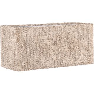 Abat-jour Beige Tissu Chaleureux Forme Rectangulaire Élégant