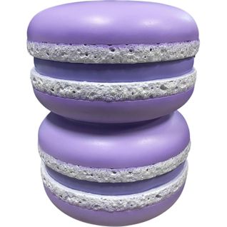 Table D Appoint Macaron Violette Design En Résine Sculpturale