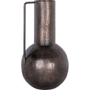 Vase Design Cuivre Finition Métallisée Courbes Élégantes