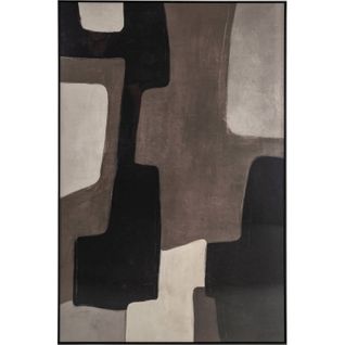 Décoration Murale Abstraite Brune Ambiance Contemporaine