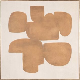 Toile Abstraite Dorée Élégante Pour Décoration Murale Moderne