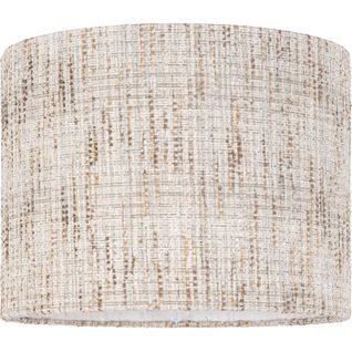 Abat-jour Texturé Crème Coco Raffiné Pour Grand Pied De Lampe