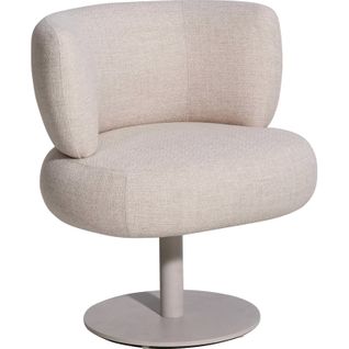 Chaise De Jardin Pivotante Beige Confort Extérieur Élégant