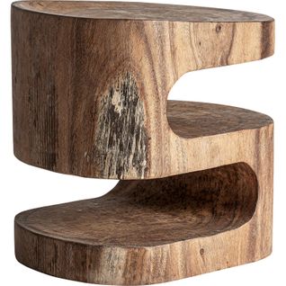 Table Basse Ethnique En Bois De Suar Finition Naturelle Marron