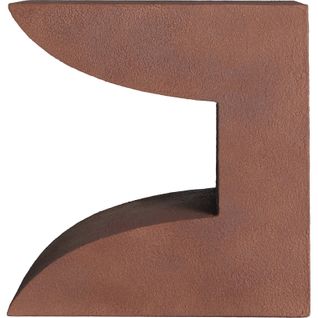 Table Basse Contemporaine Marron En Ciment Finition Naturelle