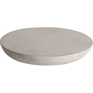 Table Basse Art Déco En Ciment Finition Naturelle Gris Raffiné