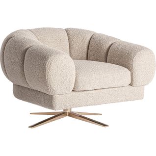 Fauteuil Art Déco Blanc Cassé Confort Et Élégance Moderne