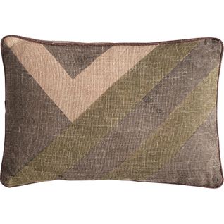 Coussin En Jute Beige Style Classique Aux Lignes Artisanales Épurées