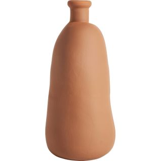 Vase En Verre Chocolat Finition Vieillie Style Contemporain