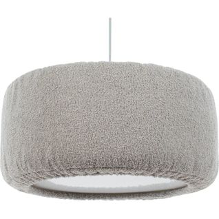 Suspension Nuage Grise En Tissu Peluche Lavable Chambre Enfant D. 30 Cm - H20 Cm Gris