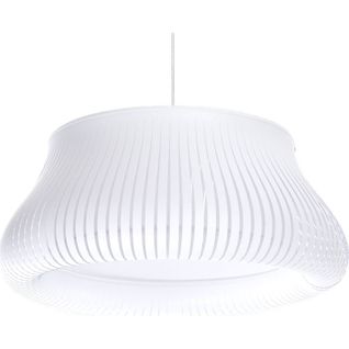 Suspension Design Ajustable Blanche Style Moderne Pour Salon D. 45 Cm Blanc