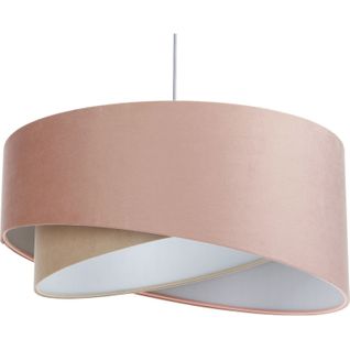 Suspension Velours Poudré Pour Chambre Enfant Lumière Douce D. 60 Cm - H25 Cm Gris