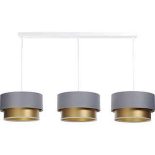 Suspension Élégante Satinée Effet Doré Lumière Chaleureuse