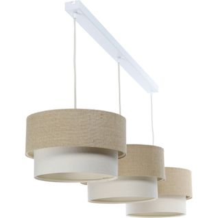 Suspension Boho En Jute Et Lin Lumière Douce Ambiance Naturelle