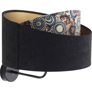 Applique Murale Velours Doré Design Élégant Pour Salon Ou Chambre