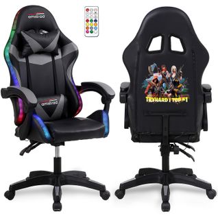 Fauteuil Gamer Ams-900-led-top1- Serigraphie "top 1" - Eclairage LED 366 Effets - Télécommande