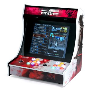 Borne D'arcade Bartop-fighters Avec 2700 Jeux - Ecran 19" 4:3 - 2 Joueurs - 16 Boutons