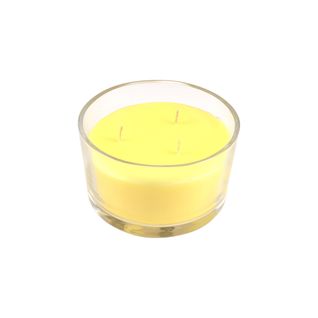 Bougie Verrine Parfumée 3 Mèches Citronnelle