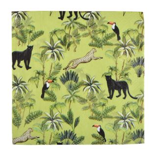 Lot De 20 Serviettes En Papier Toucan Palmeraie