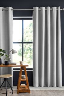 1 Rideau Occultant 140 X 180 Cm Obscura Gris Clair
