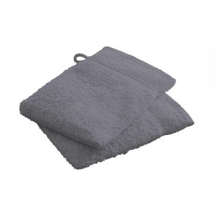 Lot De 2 Gants De Toilette Tonight Anthracite