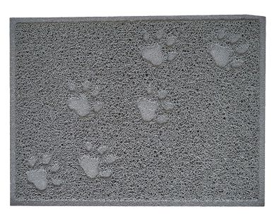 Tapis Antiderapant Litiere Ou Repas 30 X 40 Cm Gris