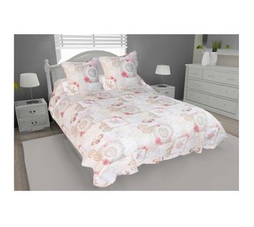 Couvre Lit Microfibre + Taies 220 X 240 Cm Home