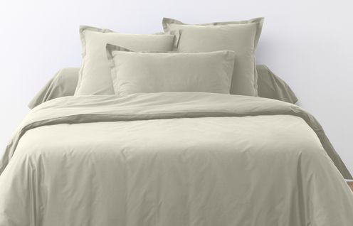 2 Taies D'oreiller Uni 63 X 63 Cm Passion Ivoire