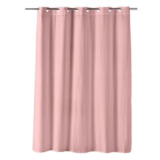 Rideau De Douche Clipsable 180 X 200 Cm Dotty Rose Poudre