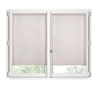 Paire De Rideaux Voile Brise Bise Lin 60 X 90 Cm