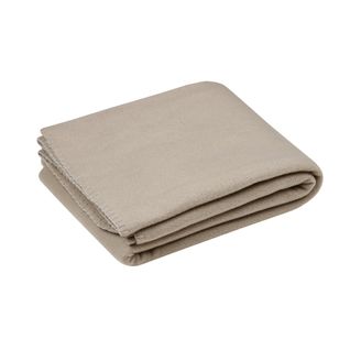 Plaid Polaire Collection Uni 125 X 150 Cm Beige