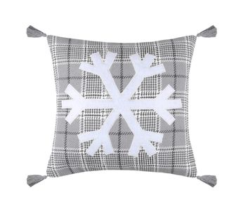 Coussin 40 X 40 Cm Etoile De Neige Vaujany