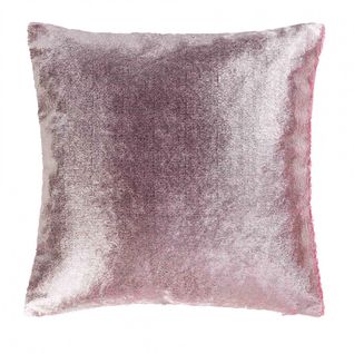 Housse De Coussin 40 X 40 Cm Argent Rose C1062