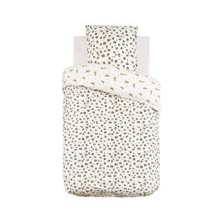 Housse De Couette Reversible + 1 Taie 140 X 200 Cm Leopard