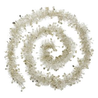 Guirlande De Noel 4 Plis Pastilles 200 Cm Or Blanc