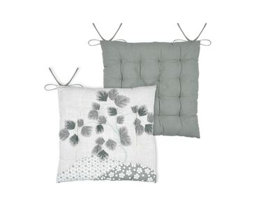 Assise De Chaise Matelassée 38 X 38 Cm Yuki Jade