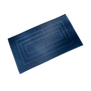 Tapis De Bain Eponge 50 X 85 Cm Uni Indigo