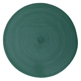 Set De Table Tresse Rond Emeraude