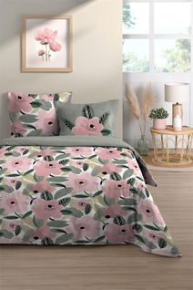 Housse De Couette + Taies 240x260cm Douceur D'ete